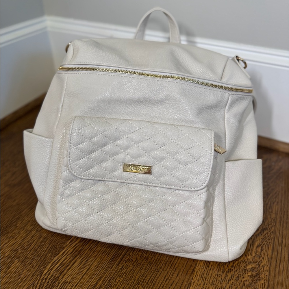 Luli Bebé Petit Monaco Beige Diaper Bag
